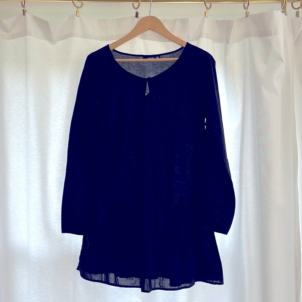 black swim cover up